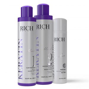 Keratin Blond Organic Treatment + Purple Mask Silver