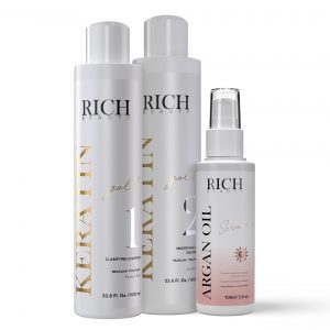 Keratin Gold Organic Treatment + Argan Oil Serum